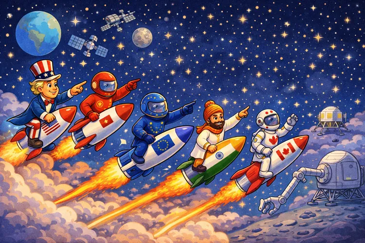 Who Is Winning the New Space Race?