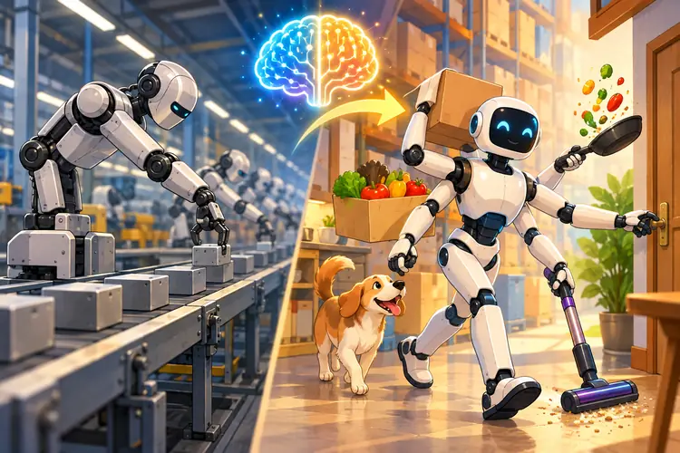 When Robots Got a Brain: AI Changes the Economics of Machines