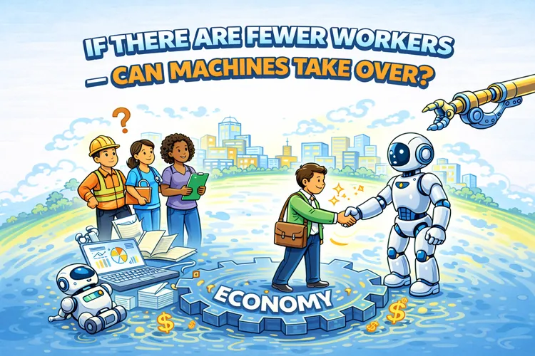 If There Are Fewer Workers — Can Machines Take Over?