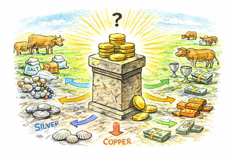 Why Gold Became Money (Without Anyone Voting for It)