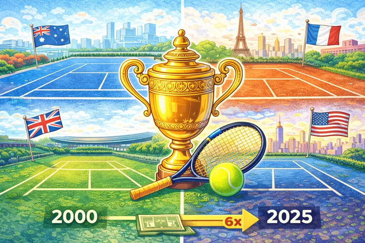 Grand Slam Economics: How Tennis Turned Tradition Into a Prize-Money Arms Race