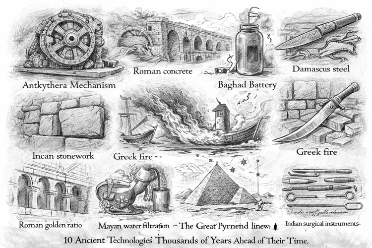 10 Ancient Technologies That Were Thousands of Years Ahead of Their Time
